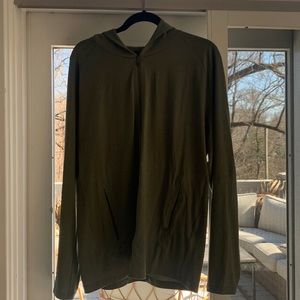 Lululemon Men’s Green Zip Up Size L